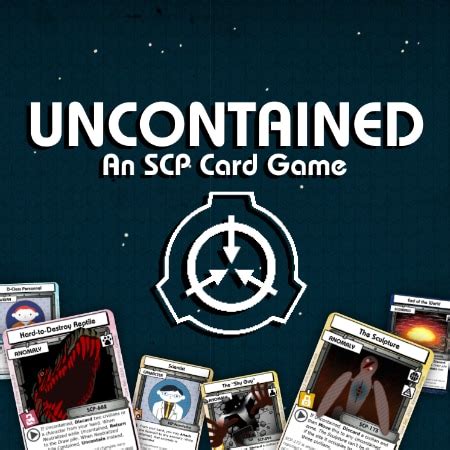 Steam Workshop::Uncontained: An SCP Card Game.